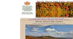Desktop Screenshot of northshorefallcolors.com
